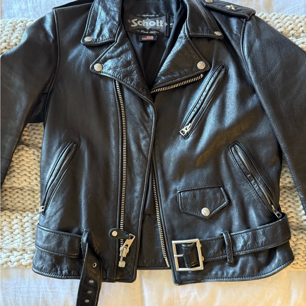 Schott NYC Motorcycle Jacket - Picture 3 of 6